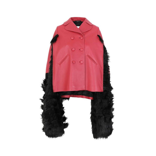 Maison Margiela Red Leather Cloacks