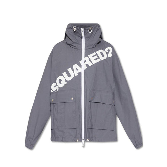 Dsquared² Logo Hooded Windbreaker DS-8736375963860-IT50 | L