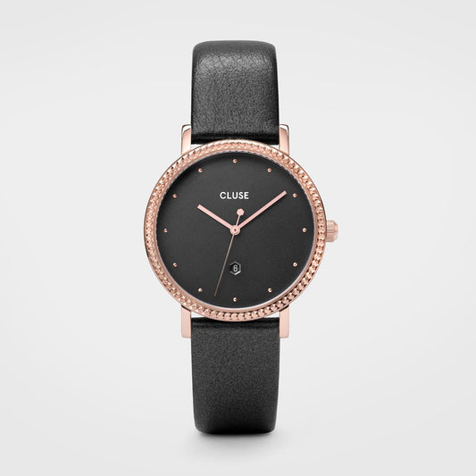 Cluse Gray Leather Watch CLCW0101209007AC