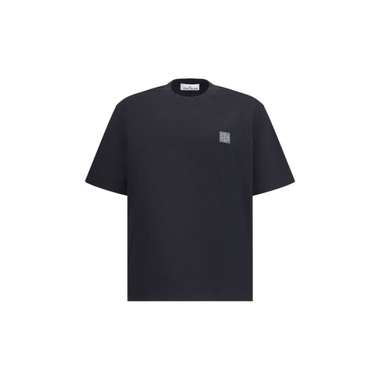 Stone Island Black Cotton T-Shirt