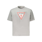Guess Jeans Gray Organic Cotton Women T-Shirt GU-39191-XS