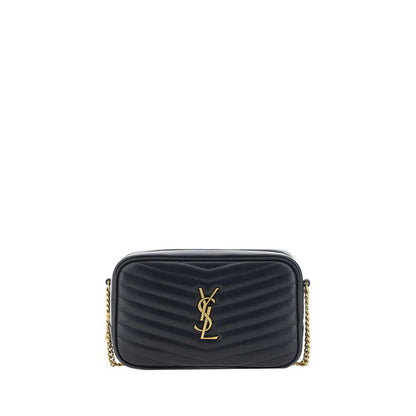 Saint Laurent Black Calf Leather Bos Taurus Shoulder Bag