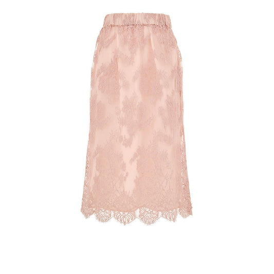 Gucci Pink Cotton Skirt GU-9795675-IT40|S