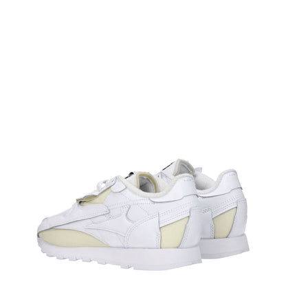 Maison Margiela White Leather Athletic Sneakers