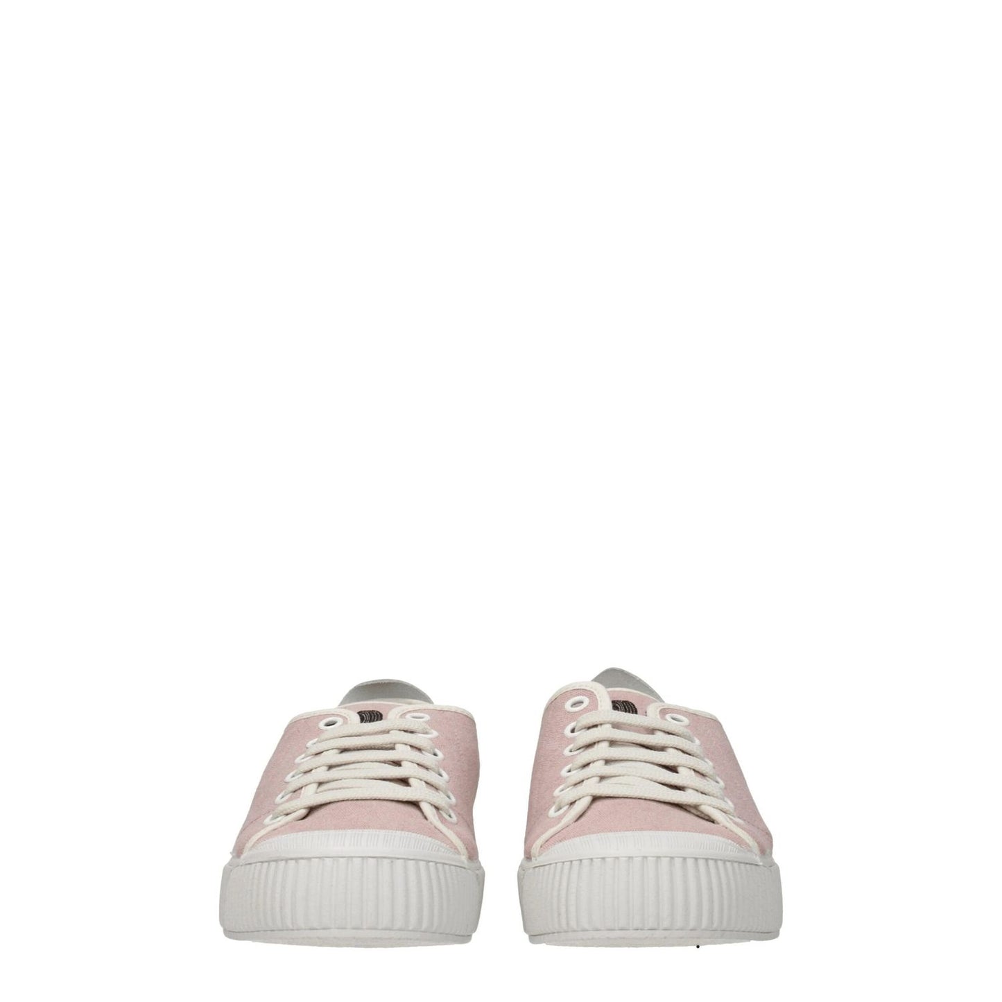 Car Shoe Pink Fabric Low Top Sneakers