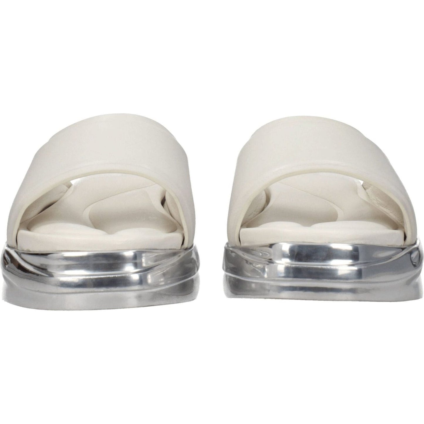 Alyx Gray Leather Slippers Sandals AL-8547243950345-EU40/US10