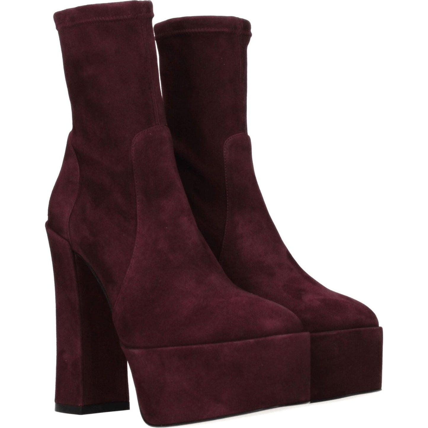 Stuart Weitzman Purple Leather Ankle Boots ST-8547244835081-EU37/US7