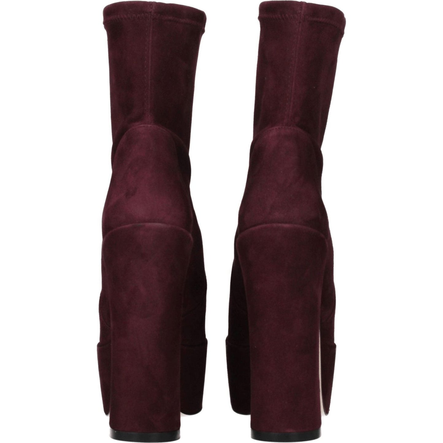 Stuart Weitzman Purple Leather Ankle Boots ST-8547244835081-EU37/US7