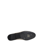 Max Mara Beige Fabric Slip-On Loafers