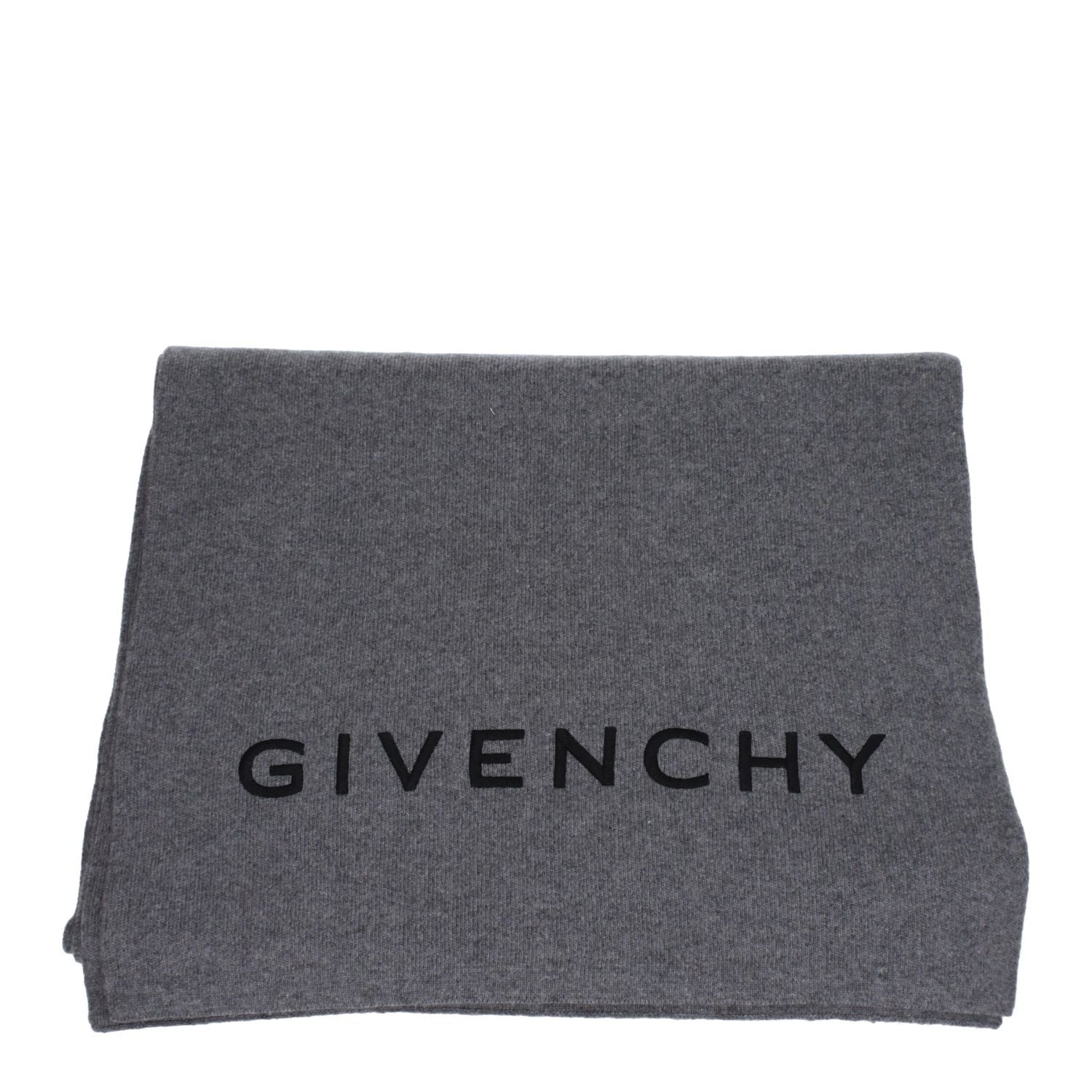 Givenchy Gray Wool Scarf