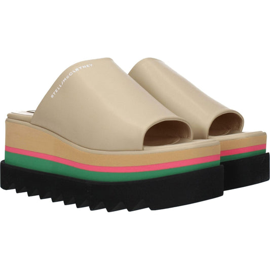 Stella McCartney Beige Leather Slippers Sandals ST-8547462381833-EU37.5/US7.5