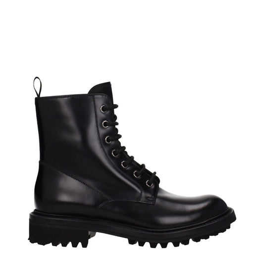 Church's Black Leather Ankle Boots