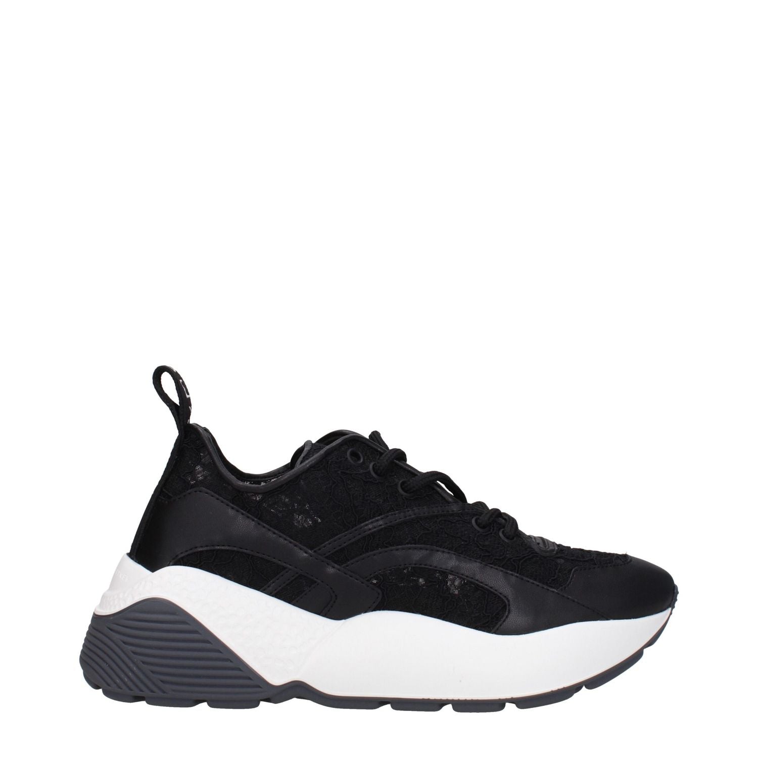 Stella McCartney Black Fabric Chunky Sneakers