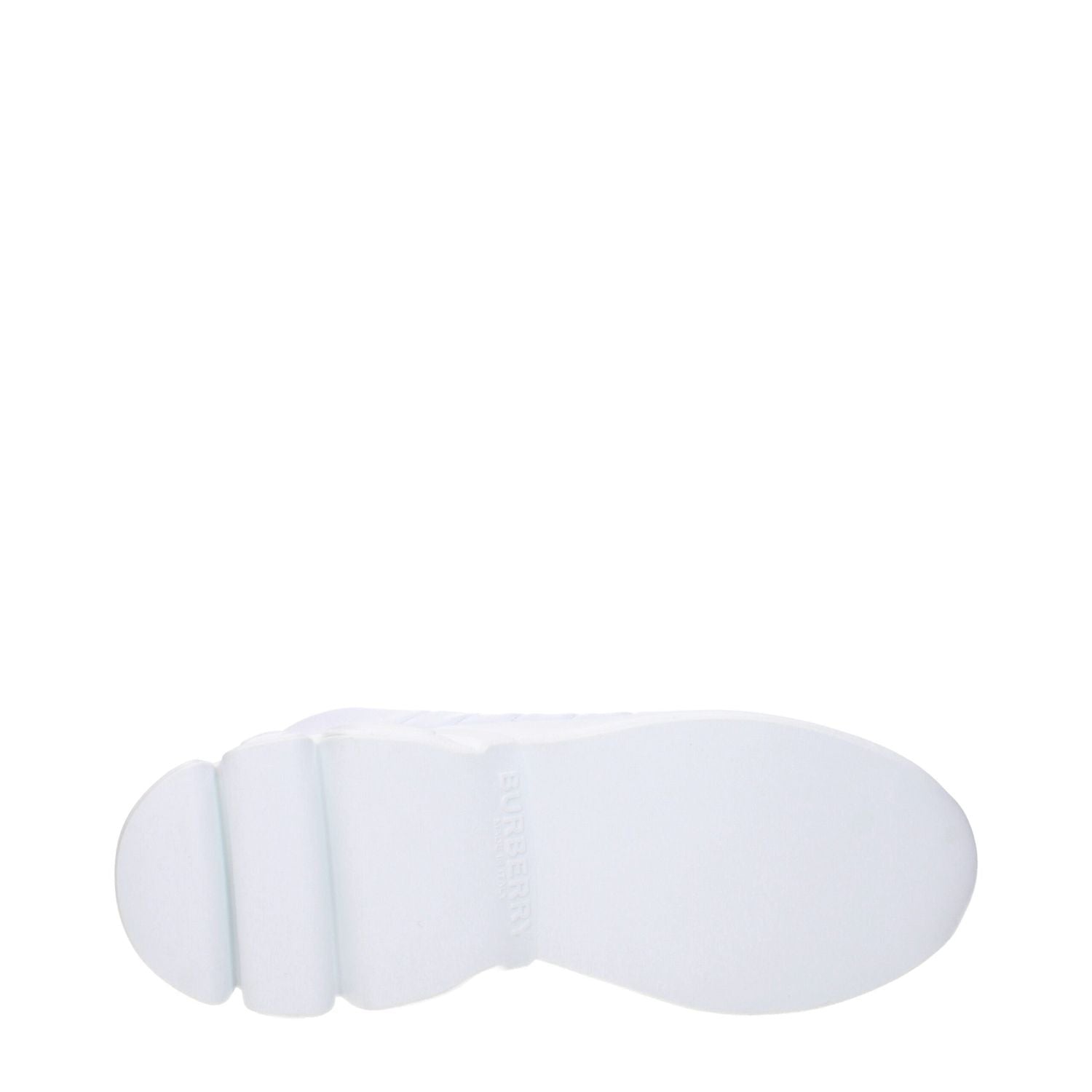 Burberry White Leather Sneakers