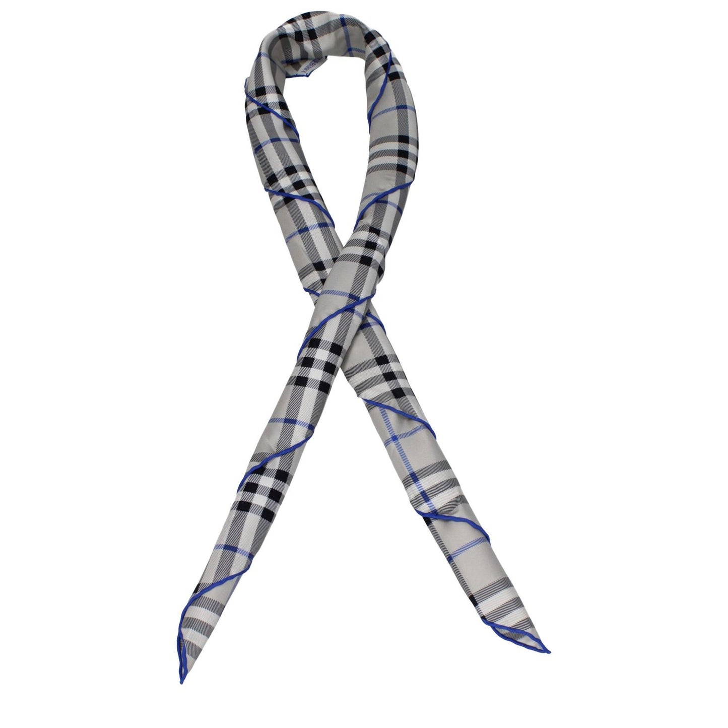 Burberry Gray Silk Foulard