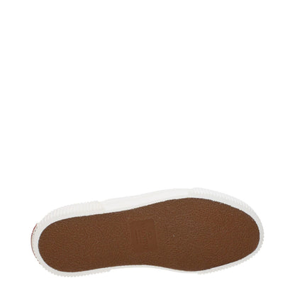 Valentino Garavani Brown Fabric Slip-On Loafers with rubber sole and round toe, showing the bottom sole design in dark chocolate color.