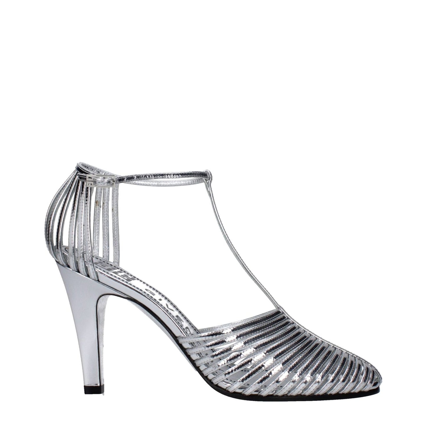 Givenchy Gray Leather Stiletto Heels Sandals GI-9485434224905-EU36/US6