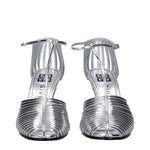 Givenchy Gray Leather Stiletto Heels Sandals GI-9485434224905-EU36/US6