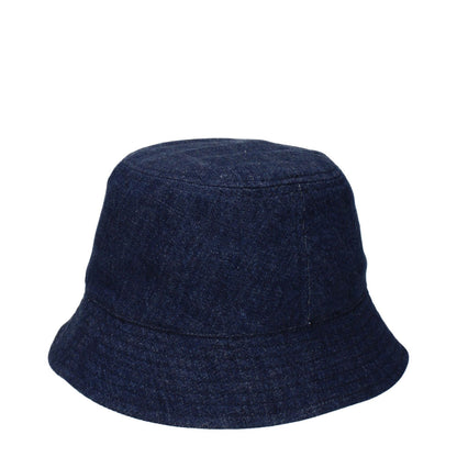 Isabel Marant Blue Cotton Bucket Hat