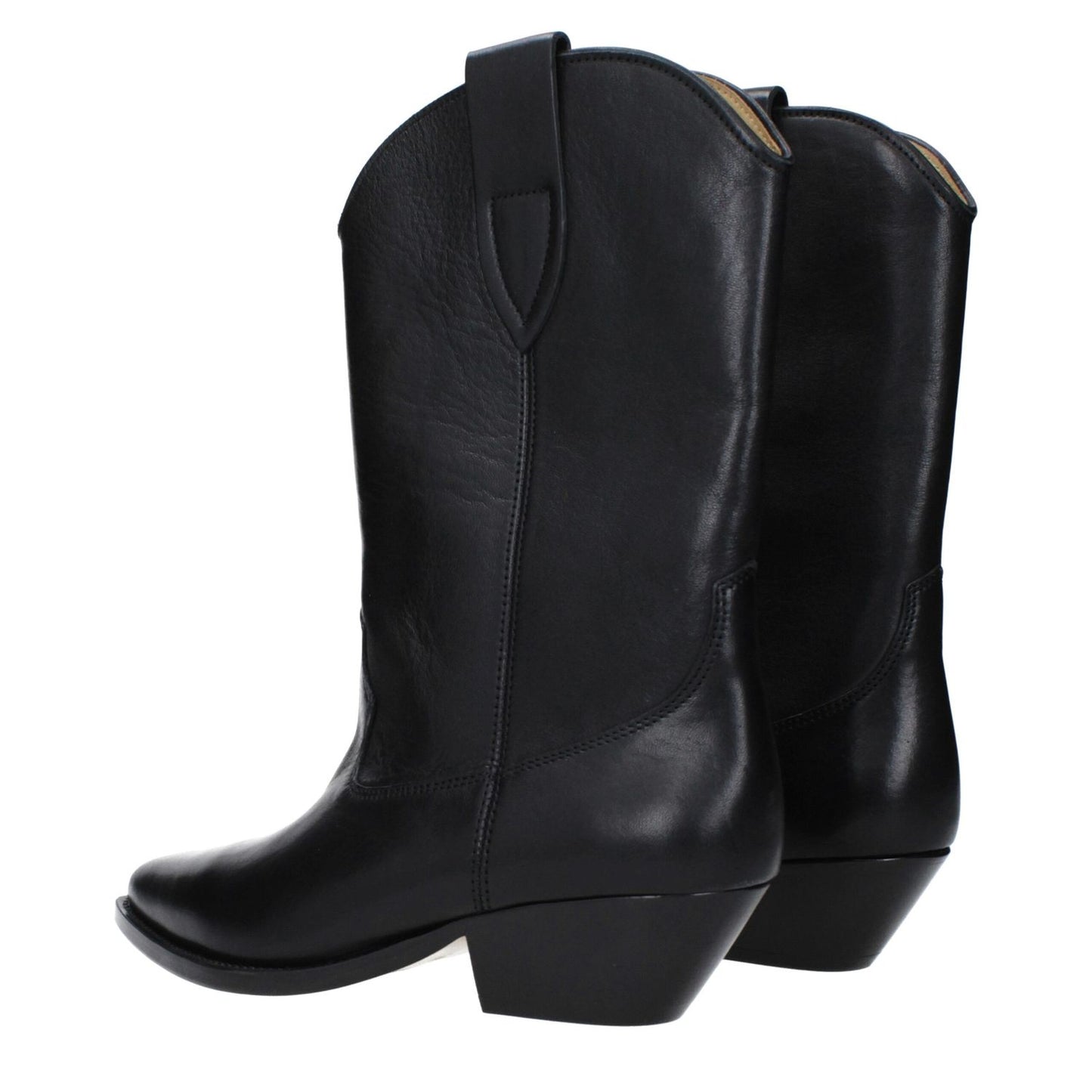 Isabel Marant Black Leather Ankle Boots