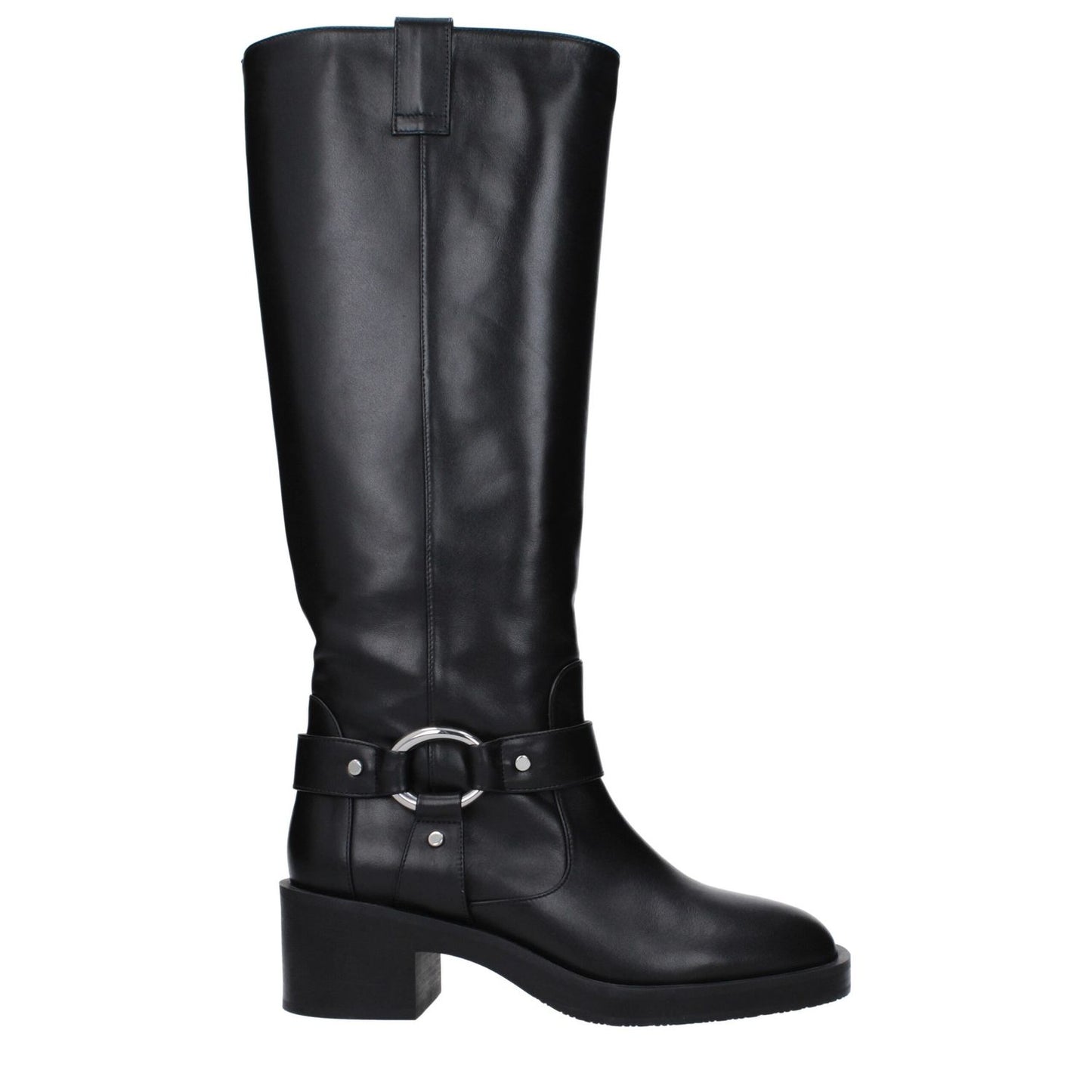 Stuart Weitzman Black Leather High Heel Boots