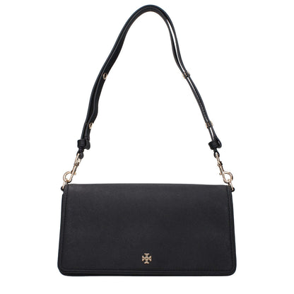 Tory Burch Black Leather Shoulder Bag
