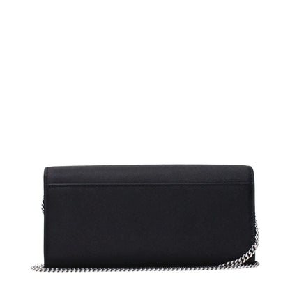 Tory Burch Black Leather Clutch Bag