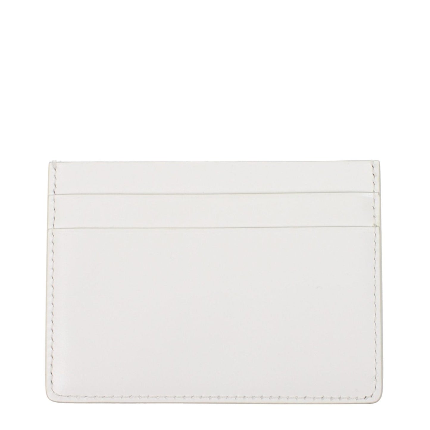 Jil Sander White Leather Cardholder with front logo, MPN S840058WSS00083N108, perfect for documents. Elegant design in white.