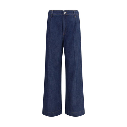 7FOR Blue Modal Jeans Denim