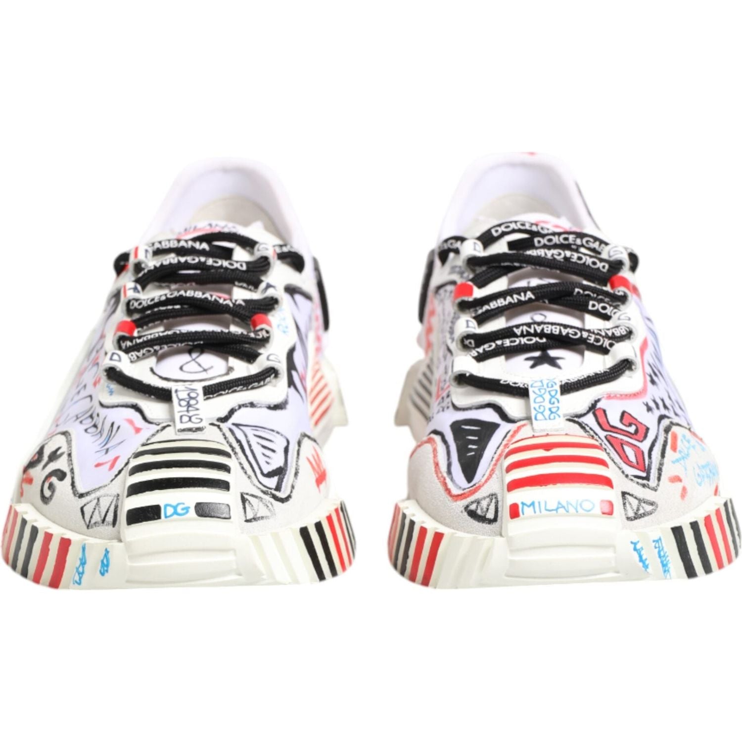 Dolce & Gabbana Multicolor Low Top NS1 Men Sneakers Shoes
