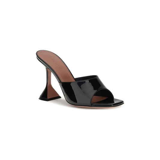 Amina Muaddi Patent-leather Lupita Sandals