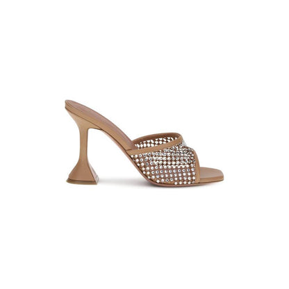Amina Muaddi Lupita Crystal Sandals