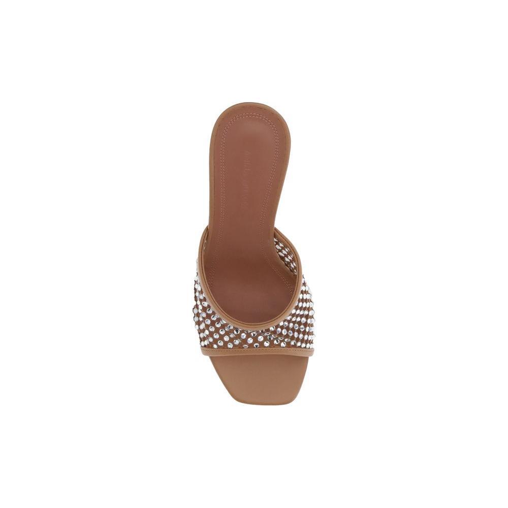 Amina Muaddi Lupita Crystal Sandals