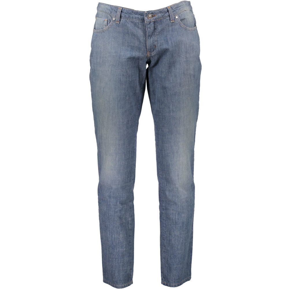 Costume National Blue Cotton Jeans Denim