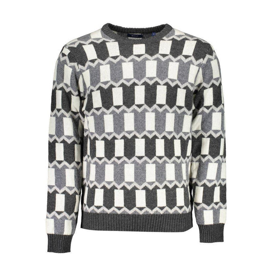 Gant Gray Wool Sweater GA-4012-XL
