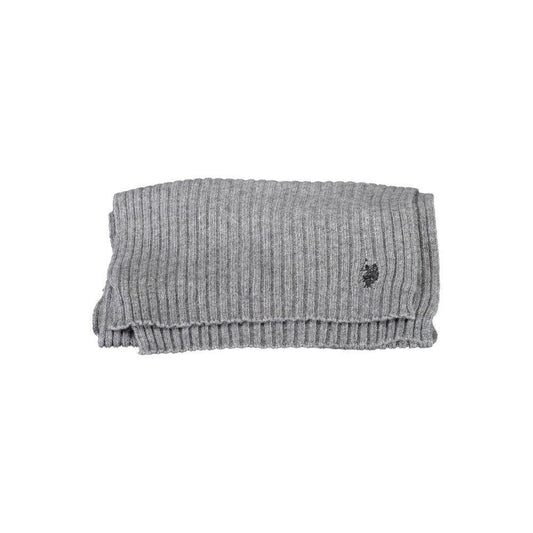 U.S. POLO ASSN. Gray Wool Scarf US-8407