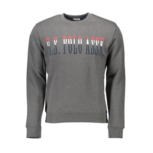 U.S. POLO ASSN. Gray Cotton Sweater US-9222-L