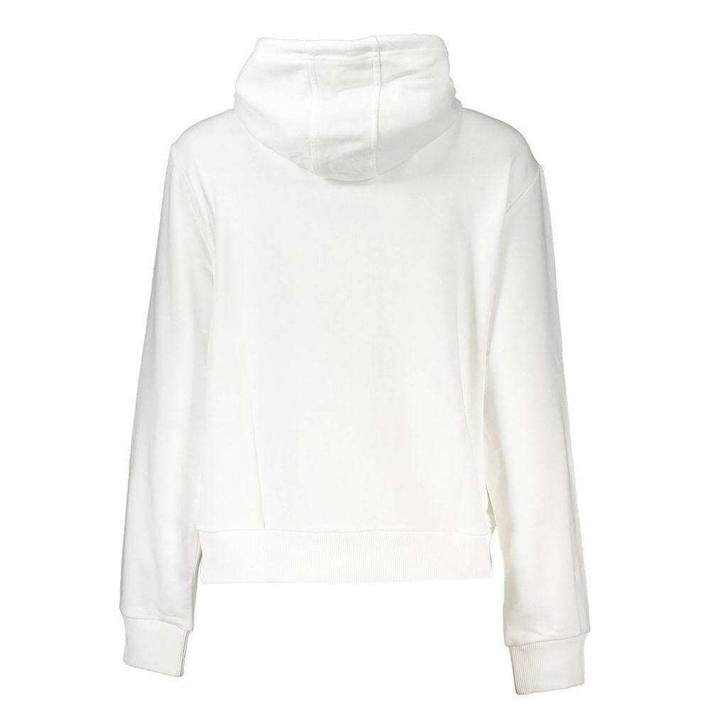 Cavalli Class White Cotton Sweatshirt
