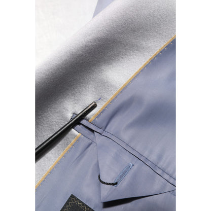 Dolce & Gabbana Gray Wool Single Breasted Men Suit Blazer