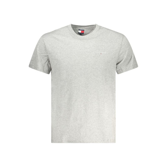 Tommy Hilfiger Gray Cotton Men T-Shirt TO-35361-XXL
