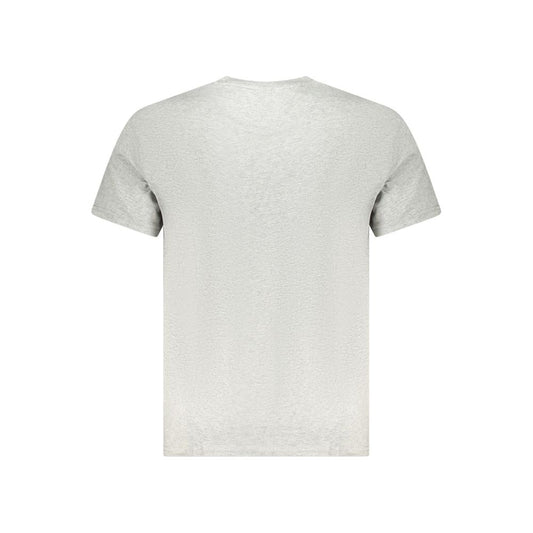 Tommy Hilfiger Gray Cotton Men T-Shirt TO-35361-XXL