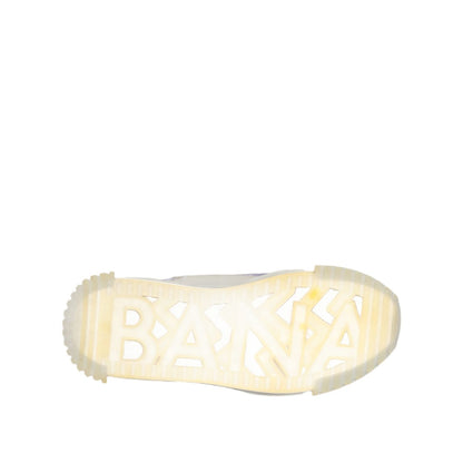 Dolce & Gabbana Black Silver NS1 Men Low Top Sneakers Shoes