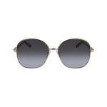 Salvatore Ferragamo Gold Metal Sunglasses