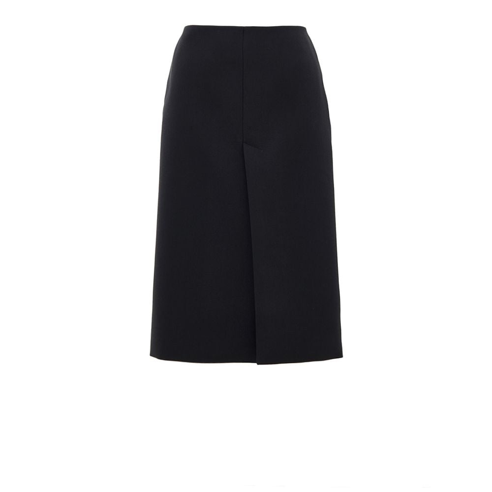 Gucci Black Wool Skirt