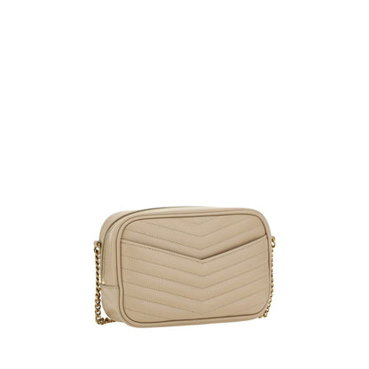 Saint Laurent Beige Calf Leather Bos Taurus Shoulder Bag