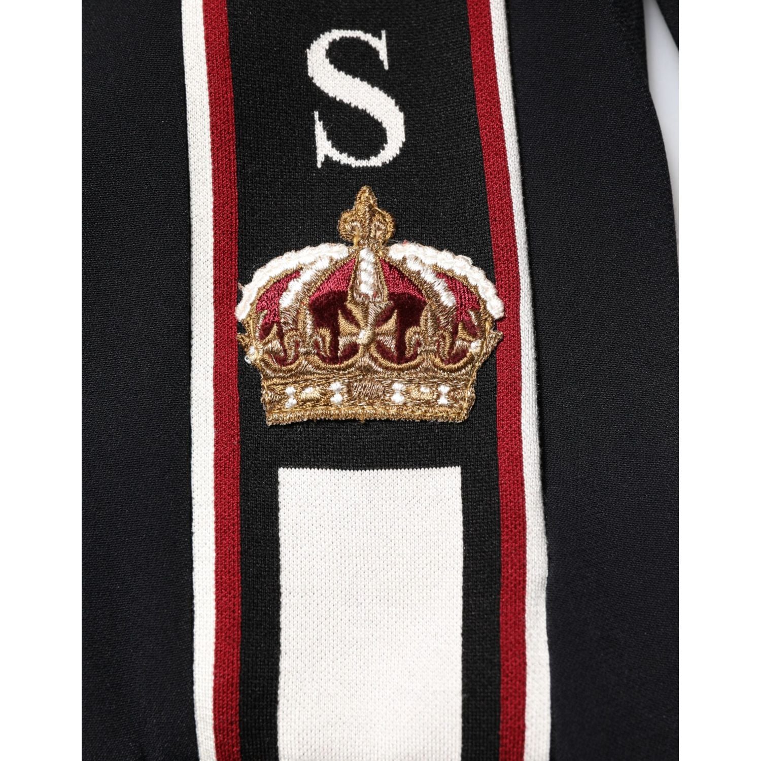 Dolce & Gabbana Black DG King Full Zip Sweatshirt  Sweater