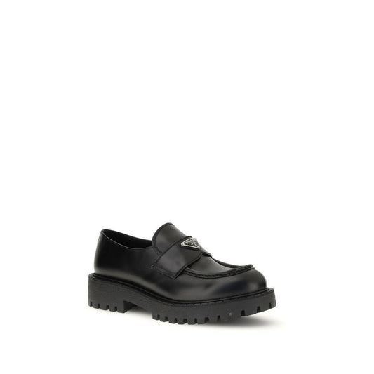 Prada Double Chocolate Loafers