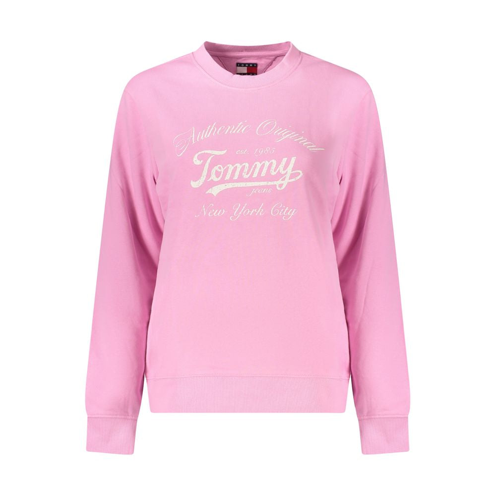 Tommy Hilfiger Pink Cotton Sweatshirt