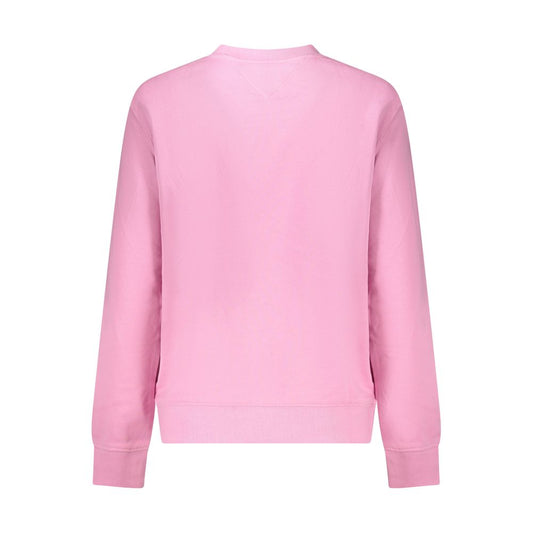 Tommy Hilfiger Pink Cotton Women Sweater TO-39316-XS