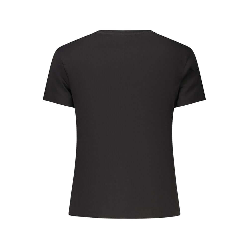 Tommy Hilfiger Black Cotton Women T-Shirt
